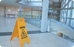 Cleaning in Progress Sign