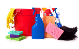 collection of cleaning related products